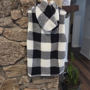 Coco + Carmen Black and White Checkered Top